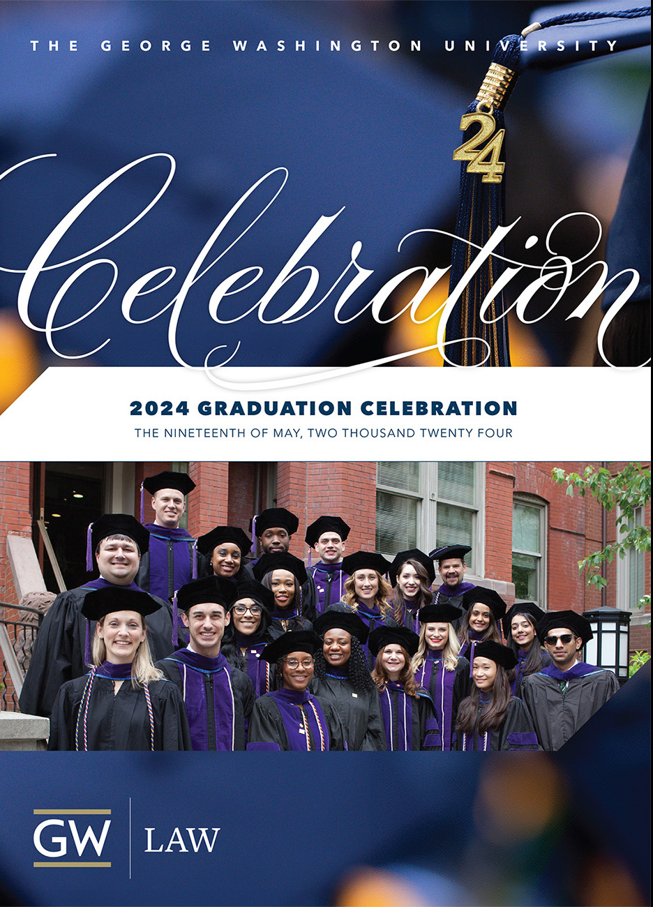 2024 Commencement program front cover