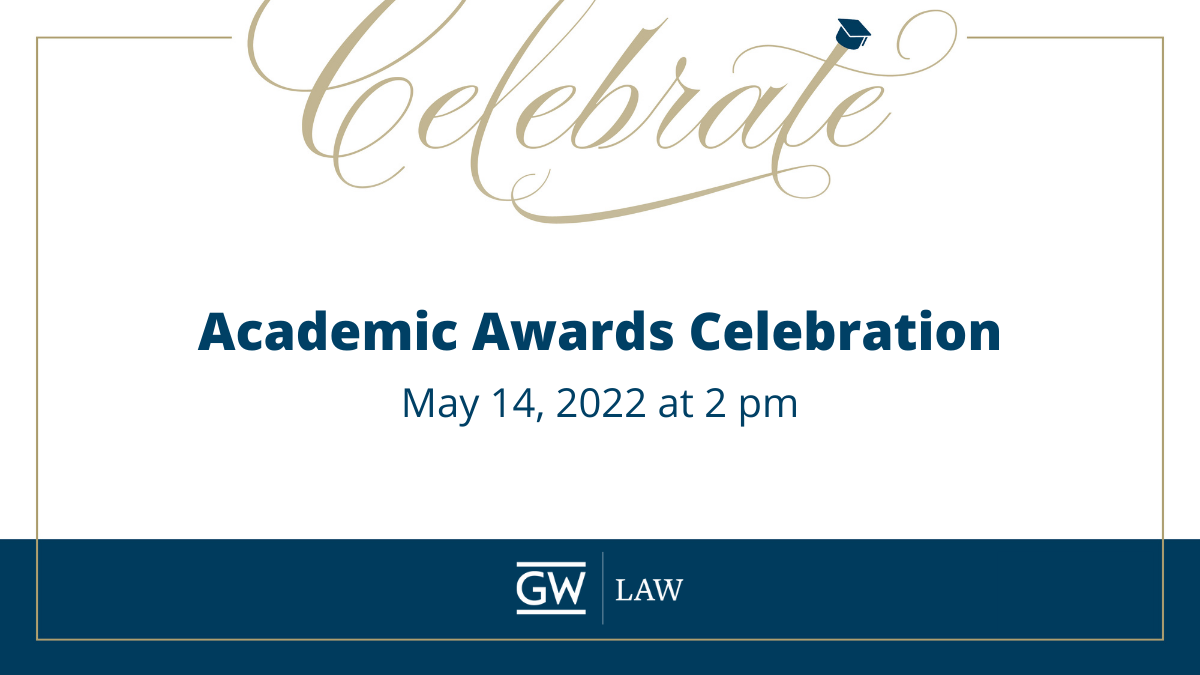 Academic Awards Celebration livestream starts May 14 at 2 pm