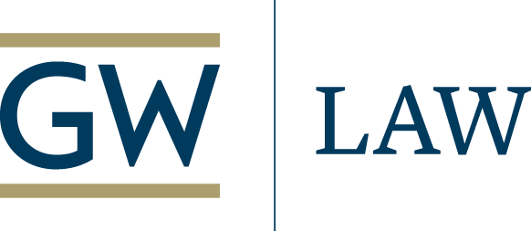 GW Law Commencement site logo