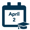 April 2 calendar graphic