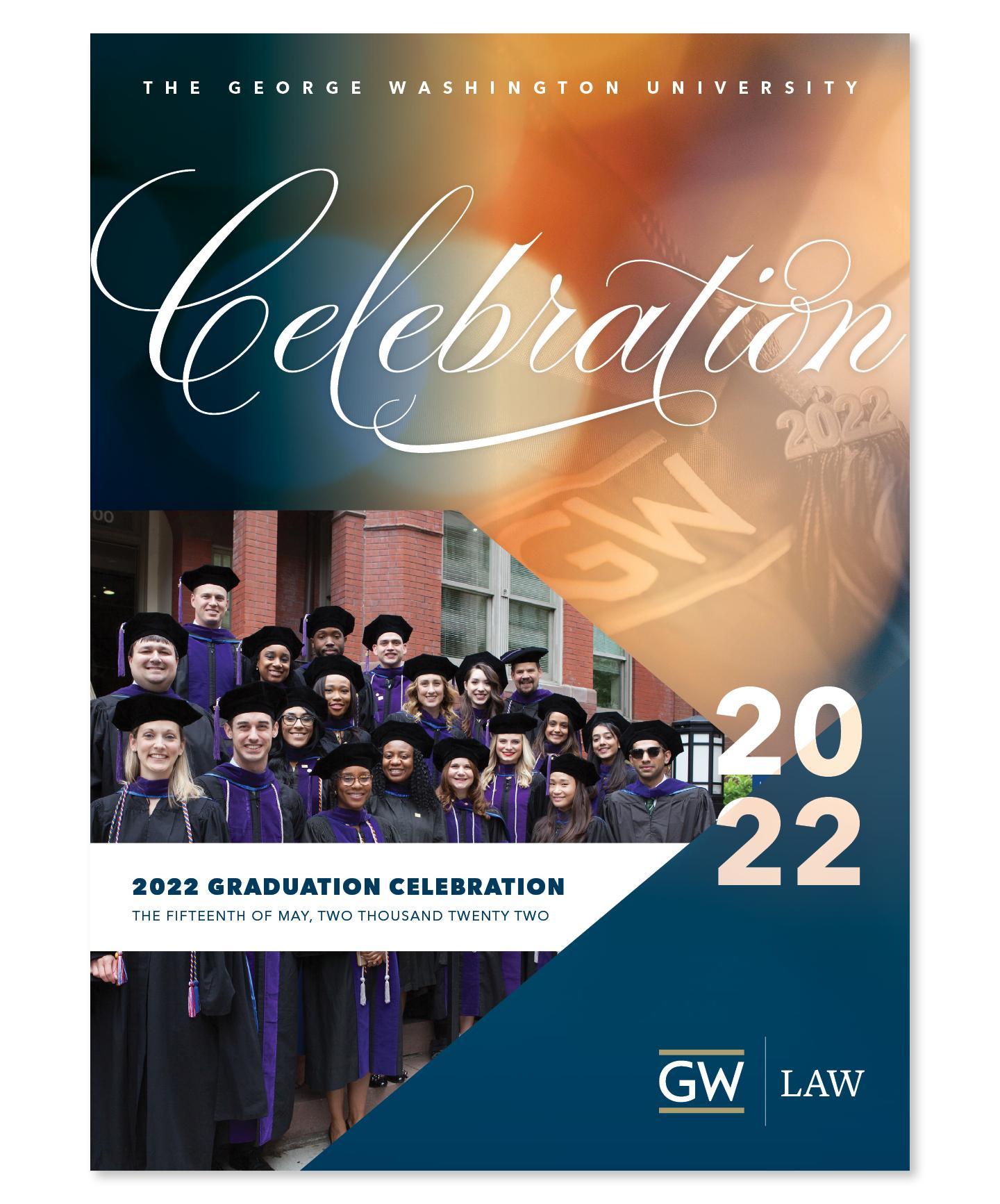2022 Commencement Program cover